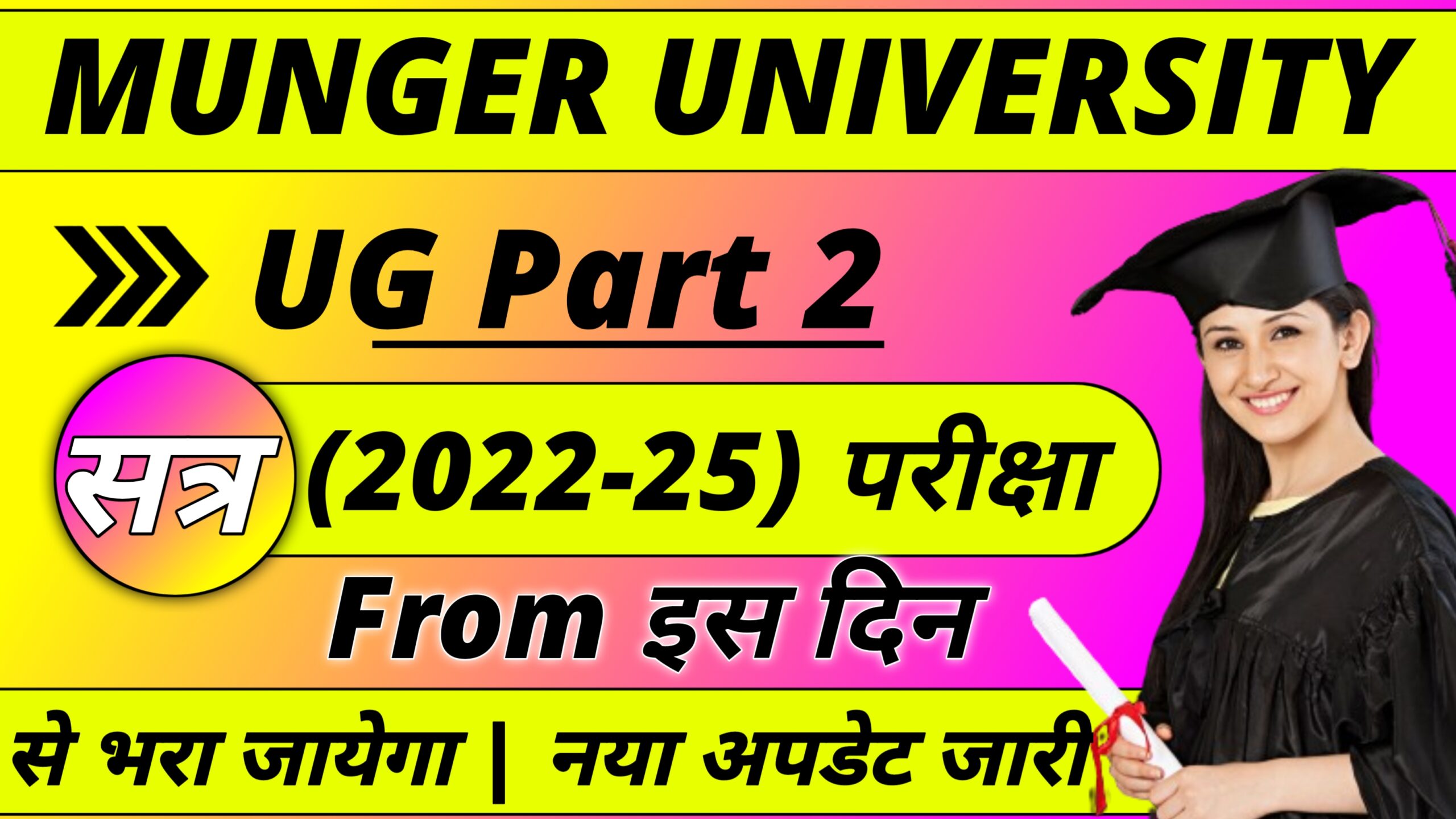 Munger University UG Part 2 Exam From 2022-25